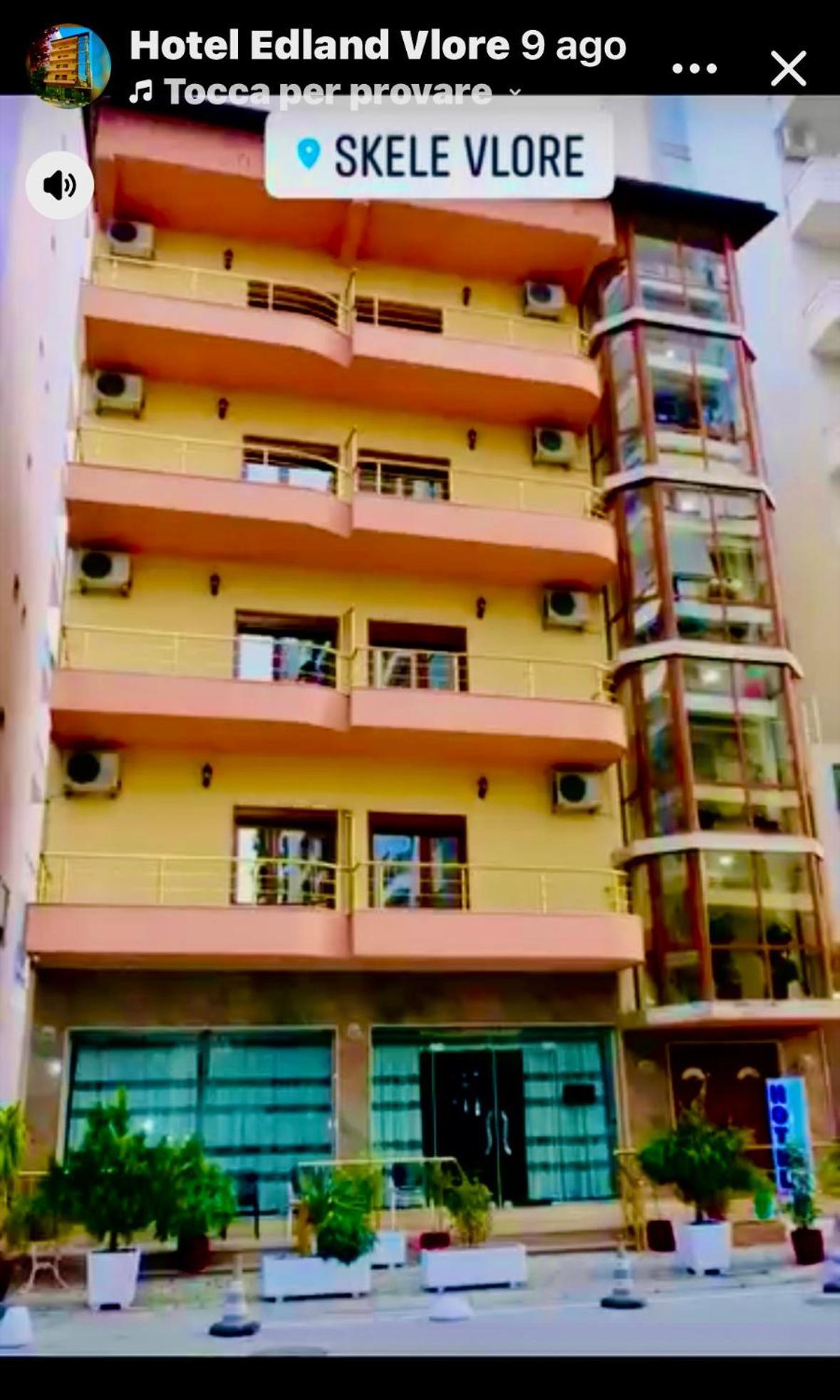 Hotel Edland Влёра Экстерьер фото